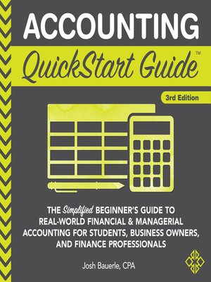 cover image of Accounting QuickStart Guide